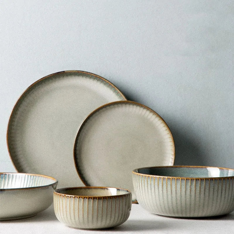 Elegant Japanese plates for dining table