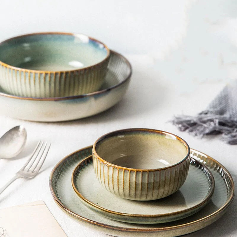 Elegant Japanese plates for dining table