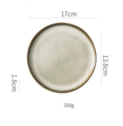 Elegant Japanese plates for dining table