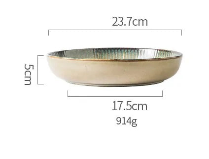 Elegant Japanese plates for dining table