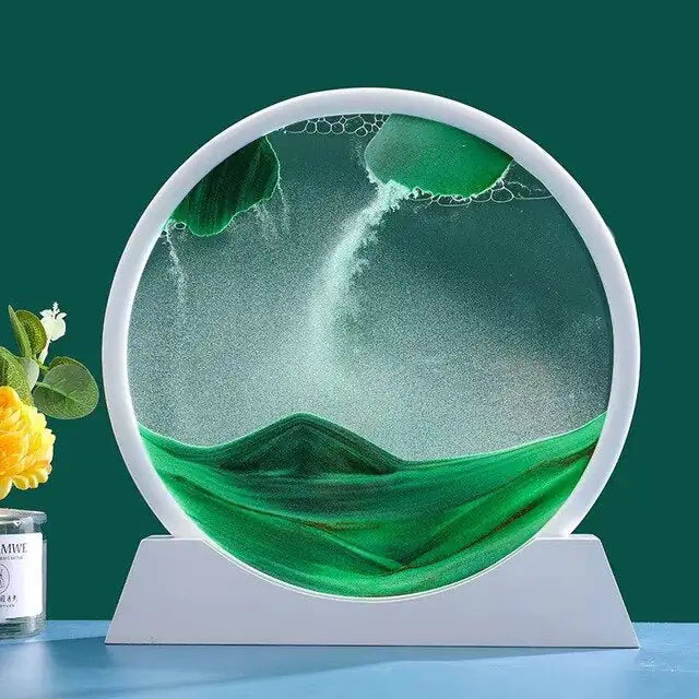3D Moving Sand Art Decorations