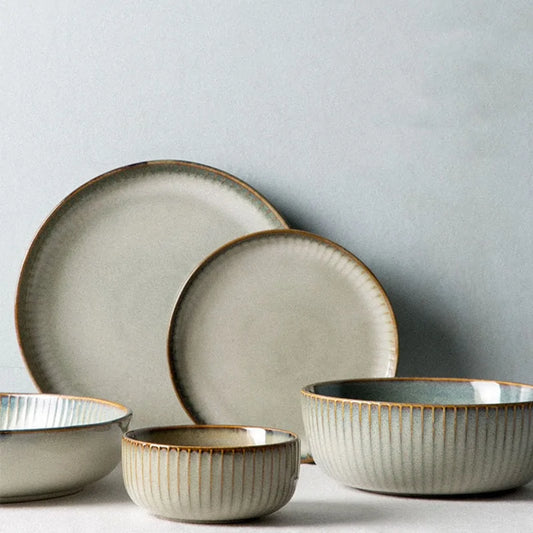 Elegant Japanese plates for dining table