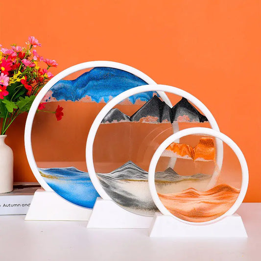 3D Moving Sand Art Decorations