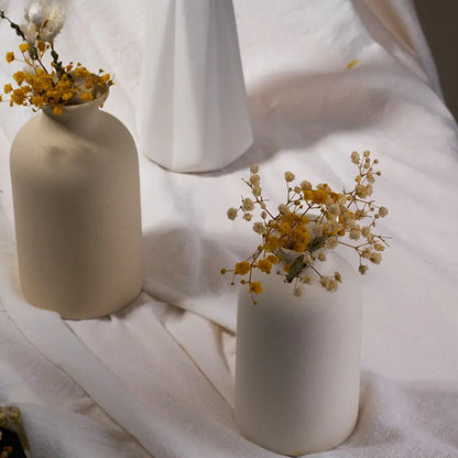 Simple Ceramic Vase quality vase with dried flowers for home décor elegance.