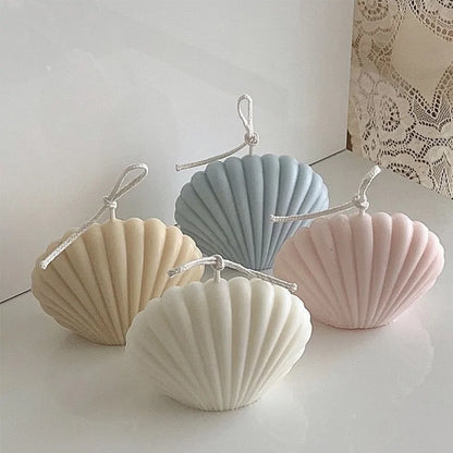 shell candle home decoration