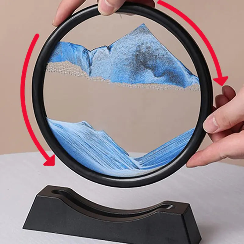 3D Moving Sand Art Decorations